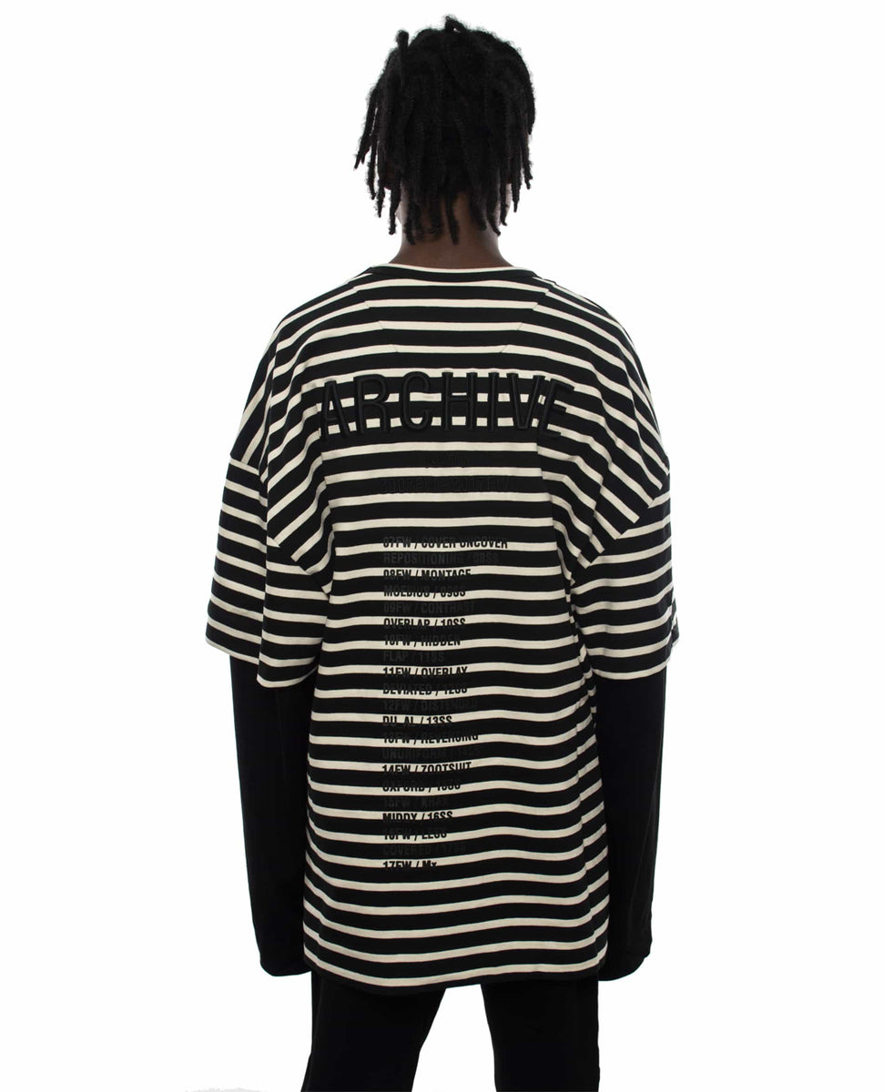 JUUN.J Archive striped T-Shirt – Subt!e