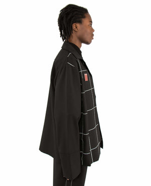 Sane Worker Open Cardigan