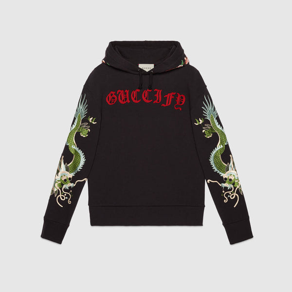 Gucci Guccify Cotton Sweatshirt with Dragons – Subt!e