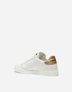 Dolce & Gabbana Portofino Sneakers in Nappa Calfskin with Patches