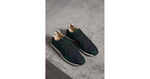 Burberry Tartan Wool Trainers